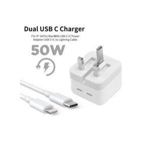 50w dual type c super fast phone charger