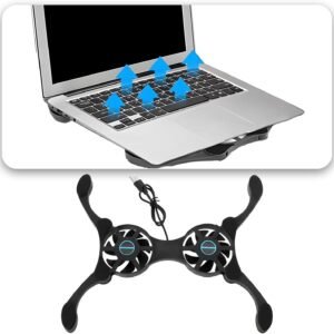 mini usb laptop cooling pad dual fan