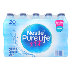 nestle pure life water 75cl (pack of 12)