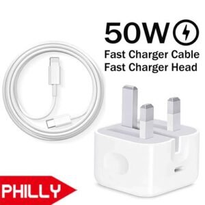 philly 50w iphone type c to lightning fast charger